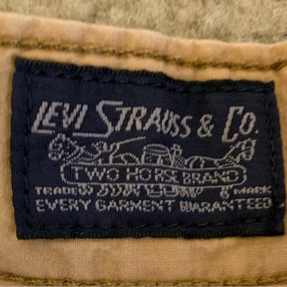 Levi’s Hiking Cargo Shorts-Size 31-Levi Strauss & Co Gorpcore Tan Pockets - Picture 2 of 12